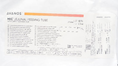Avanos 8200-12LV MIC Jejunal Feeding Tube w/ENFit Connector 12Fr 2-3ml (x)